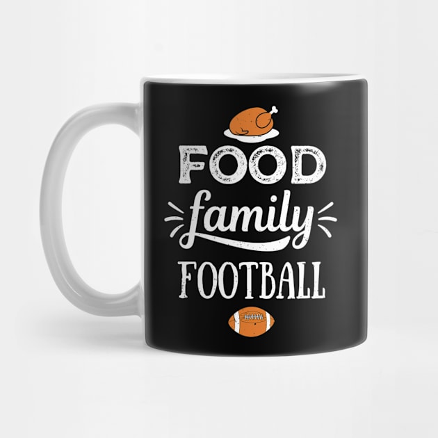 Food Family Football Thanksgiving Design by Teeziner